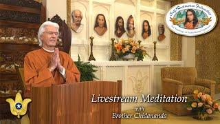 Livestream: Three-hour Meditation With Brother Chidananda | 2021 SRF World Convocation