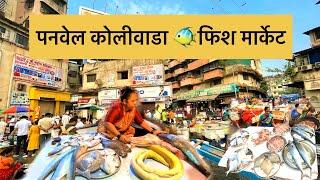 पनवेल फिश मार्केट || Uran naka Panvel koliwada fish  market#panvel