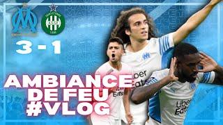  OM - ASSE 3-1: Ambiance EXTRAORDINAIRE pour la victoire de Marseille #VLOG