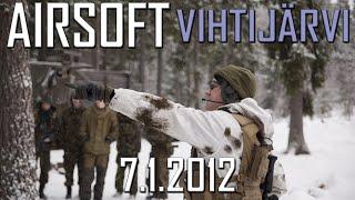 Airsoft talviset viikonloppupelit: Vihtijärvi - 7.1.2012 - Osa 1