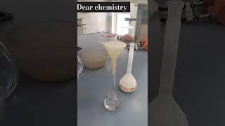 Filtration #chemical #science #chemicalexperiments #chemists #chemicalcompound #chemistry #dear