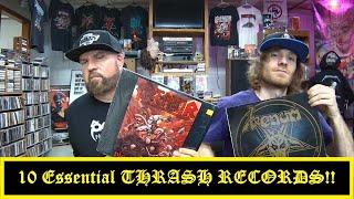 10 ESSENTIAL THRASH RECORDS - PLUS A TOP 4 BIG 4 RANKING!! FEAT SEKTOR!  OG PRESS VINYL AND MORE!