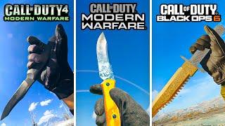 I Played EVERY Call of Duty with Only a Knife