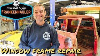 Rebuilding a window frame  - 1954 Ford F600 Car Hauler Build part 3