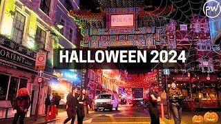 London Walk | Spookiest Night Walk from China Town to Leicester Square via Regents Street 2024