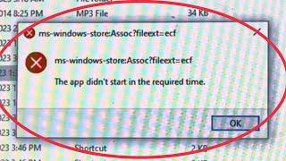 Pc Fix Ms Windows The app didn't start in the required time Problem solve