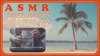 1991 Travel Agency ASMR Roleplay | Soft Spoken Caribbean Vacation Planning 