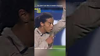 RONALDINHO - you don't see this on modern football 