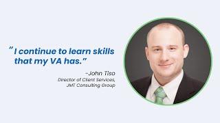 "My VA finds a way to succeed one way or another!" - JMT Consulting Group | Client Testimonial