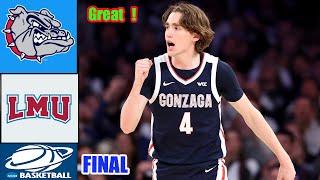 Gonzaga vs Loyola Marymount [ FULL GAME Highlights ] Jan 04,2025 | College basketball 2024 | NCAA