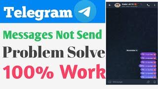 Telegram Account limited Problem | Message Not Sent on Telegram | Telegram Message Not sent 2024