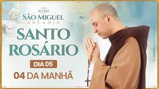 Santo Rosário | 40 Dias com São Miguel Arcanjo 2024 | 04:00 | 5° Dia | Live Ao vivo