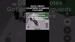 NO WAY I DEATH COUNTERED @Aherotex  #roblox #shorts #thestrongestbattlegrounds