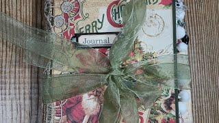 Christmas Joy Junk Journal flip through"SOLD"