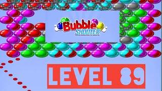 bubble shooter Gameplay /Hard Level 89 / bubble shooter Game online/Please subscribe the  kardo