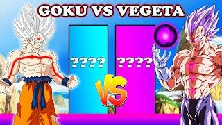 Omni King Goku VS Ultra Ego Vegeta - Power Levels!