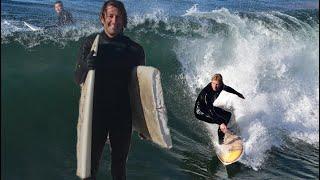 Crowded Surfing Venice Pier - Broken Boards, Snaking,