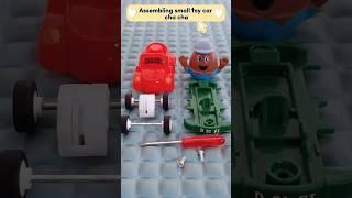 Assembling small toy cars #Assemblingtoys #diy #shorts