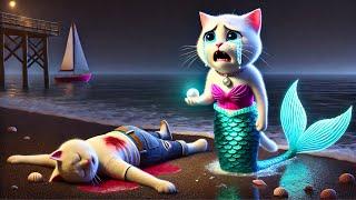 Kind CatMermaid Cat Causes a Tsunami‍️#cat #cute #catlover #catvideos #cutecat #aiimages #aicat