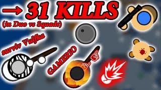 21 + 31 KIILS in SOLO SQUADS & DUO in COBALT MODE ! | Surviv.io