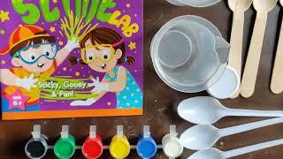 STEM My Slime Lab unboxing and slime making #slime #unboxing #slimelab #stem @MangoWoman007