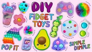 16 DIY EASY FIDGET TOY IDEAS #fidgettoys