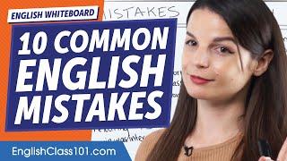 10 Common Mistakes English Learners Make