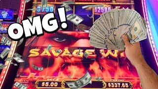 SAVAGE Win + Multiplier Wheel on the NEW Conan the Barbarian Slot!