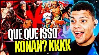 QUEM GANHOU? | Akatsuki VS. Shichibukais | Combate de Rimas [Prod. Sobral] [REACT]