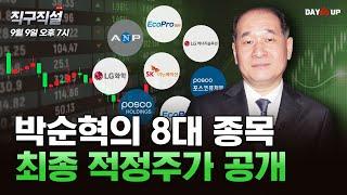 [박순혁의 직구직설 LIVE] 박순혁의 8대종목 최종 적정주가 공개