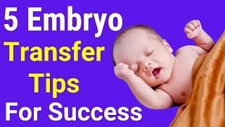  5 Embryo Transfer Tips For Success in Hindi -  Omya Fertility