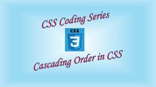 Cascading Order in CSS