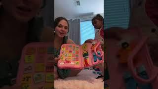 Toddler Busy Board Unboxing #busyboard code: saraajamess