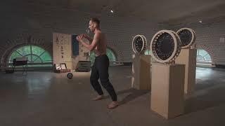 Человеко-часы. (Human-Clock dance performace) Перформанс в музее Textil.