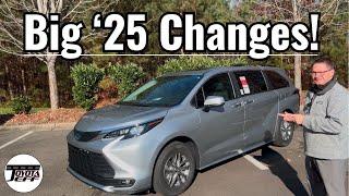 7 Big 2025 Toyota Sienna changes on the XLE!