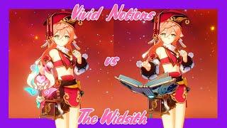 Vivid Notions vs The Widsith in my Yanfei Melt Plunge Team! - Genshin Impact