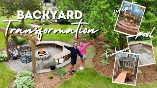 Our HUGE Backyard Makeover! From GRASS to GARDENS (& more)