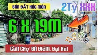 bán đất Hóc Môn 6x19m thổ cư giá hơn 2tỷ … gần chợ Bà Điểm Phan Văn Hớn #bandathocmon