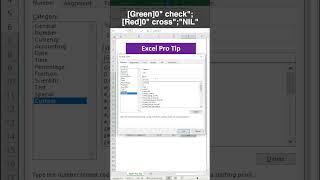 Excel Tutorial: How to Create a Custom Format to Show Up or Down Arrows for Numbers