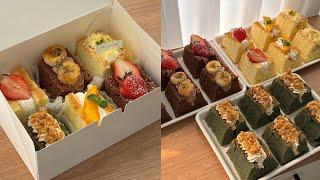 How to make 6 flavor chiffon sand cakes.