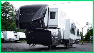 Wowza! 2025 Brinkley Model 4000 G Toy Hauler Fifth Wheel Tour | Beckley's RVs