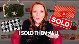 CLEARING OUT MY CHANEL BAGS, all of the Chanel bags I have sold!