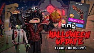 I GOT THE GODLY!  HALLOWEEN MM2 UPDATE (w @livvysurf)