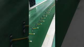 The worker is making UV glue on the single BMS of the electric toy #custombms #factory#bms