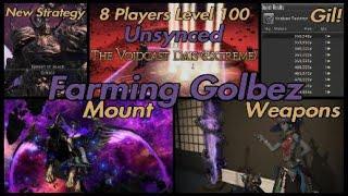 FFXIV: Farming Golbez Unsynced - 8 Players Level 100 (The Voidcast Dais Extreme) Mount Farm Guide