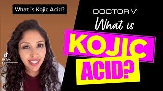 Doctor V - What Is Kojic Acid | Skin Of Colour | Brown Or Black Skin | #shorts