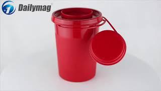 How to use Dailymag DMS-R1 1L medical sharps container