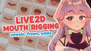 【Live2D Cubism】VTuber Model Mouth Rigging Tutorial (vowels/aeiou, frown, smile)