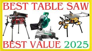 Best Table Saw 2025 ️ | Top Picks for Precision & Power – Metabo HPT, DEWALT, SKIL & More!