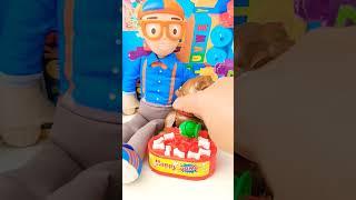 Blippi vs mad dog don't  try to steal my green fish toy #shorts #blippi #maddog #fish #toys
